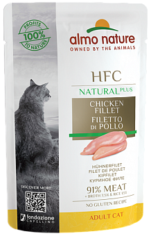 Almo Nature HFC Natural Plus Chicken Fillet 55 .