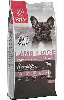Blitz Puppy Lamb & Rice.  �3