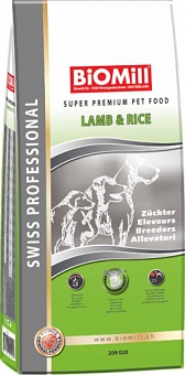 Biomill Swiss Professional Lamb and Rice