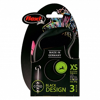 FLEXI Black Design Cord XS 8, 3, /.  �2