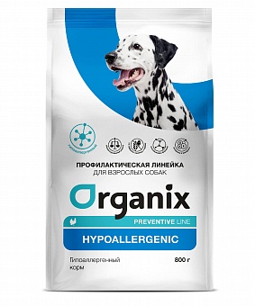 Organix Dog Preventive Line Hypoallergenic.  �3