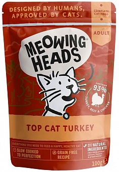 MEOWING HEADS Top Cat Turkey 100 .
