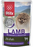 Blitz Holistic Lamb & Salmon Adult Dog Small Breeds in Gravy 85 .