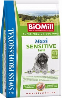 Biomill Swiss Professional Maxi Sensitive Lamb & Rice