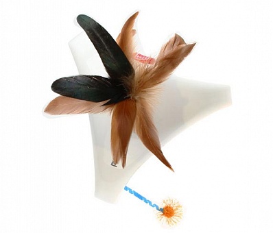 GiGwi Feather Spinner     .  �3