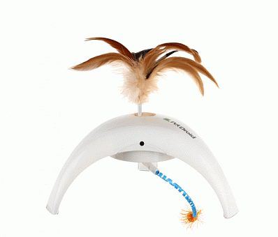 GiGwi Feather Spinner     .  �2