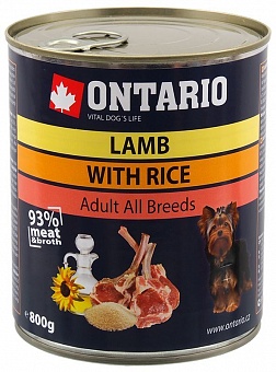 Ontario lamb with rice 800 .