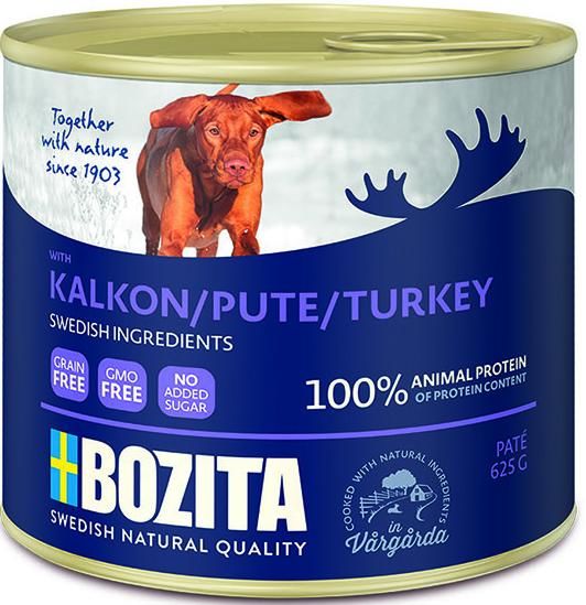 Bozita Turkey консервы для собак паштет с индейкой 625 гр.