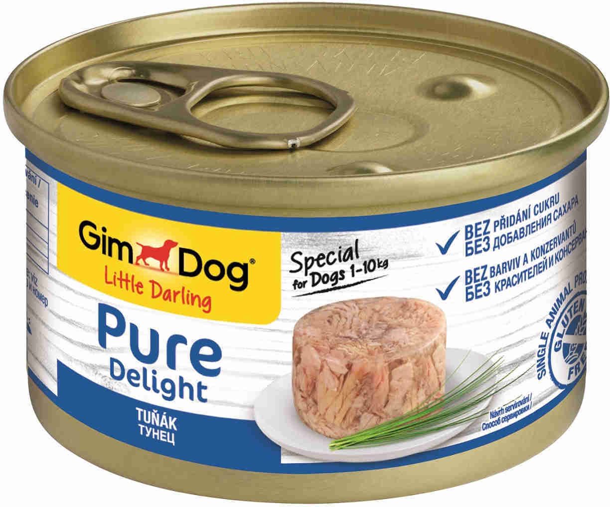 GimDog Pure Delight  для собак тунец 85 гр.