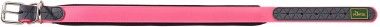 Hunter ошейник Convenience Comfort 55 (42-50 см)/2,5 см биотановый с мягкой горловиной розовый неон . Фото №2