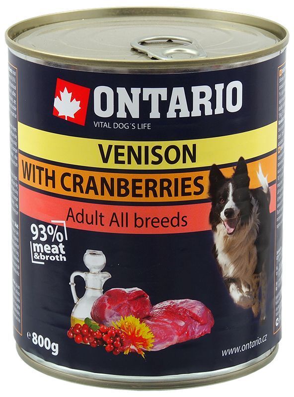 Ontario venison with cranberries 800 гр.