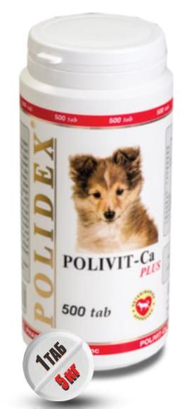 Polidex Polivit-Ca plus 500 таб.