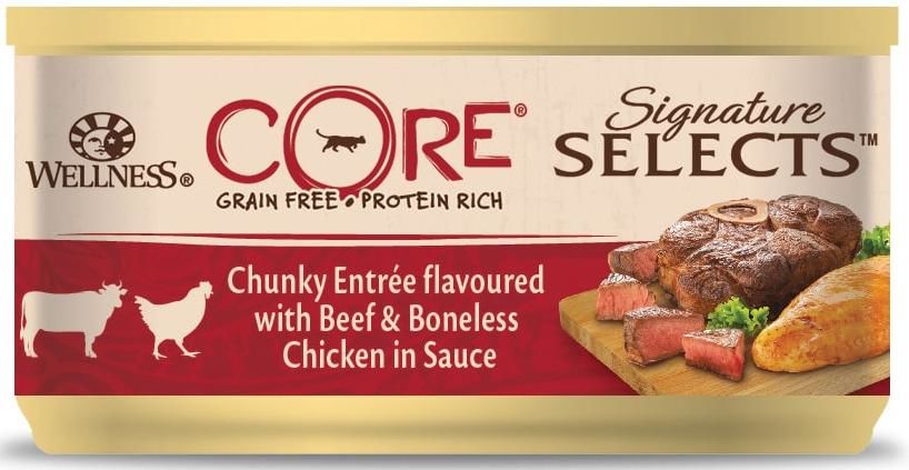 Wellness Core Signature Selects Beef/Chiken 79 гр.