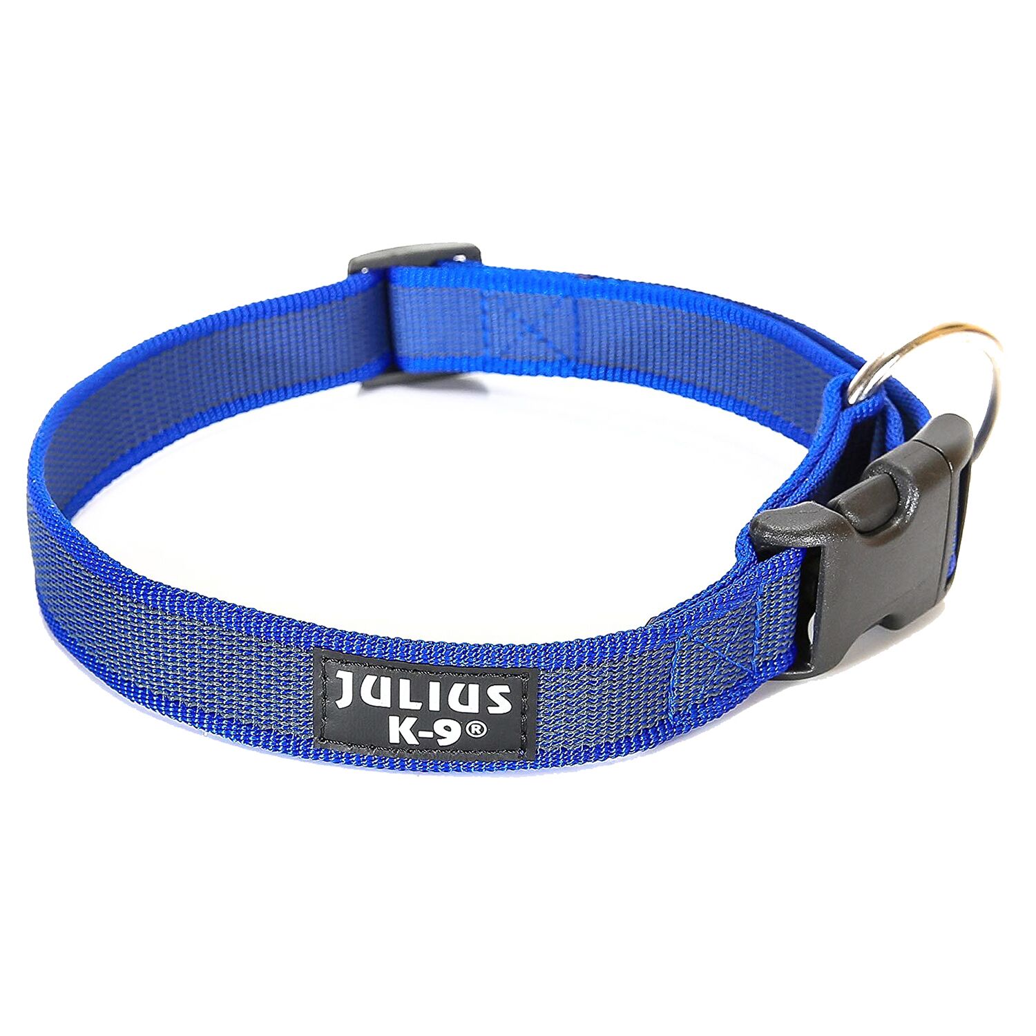 JULIUS-K9 Color & Gray (27-42см/2см), сине-серый