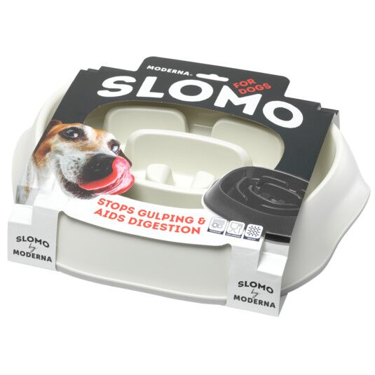 Moderna миска Slomo для медленного поедания 950 мл белый. Фото №2
