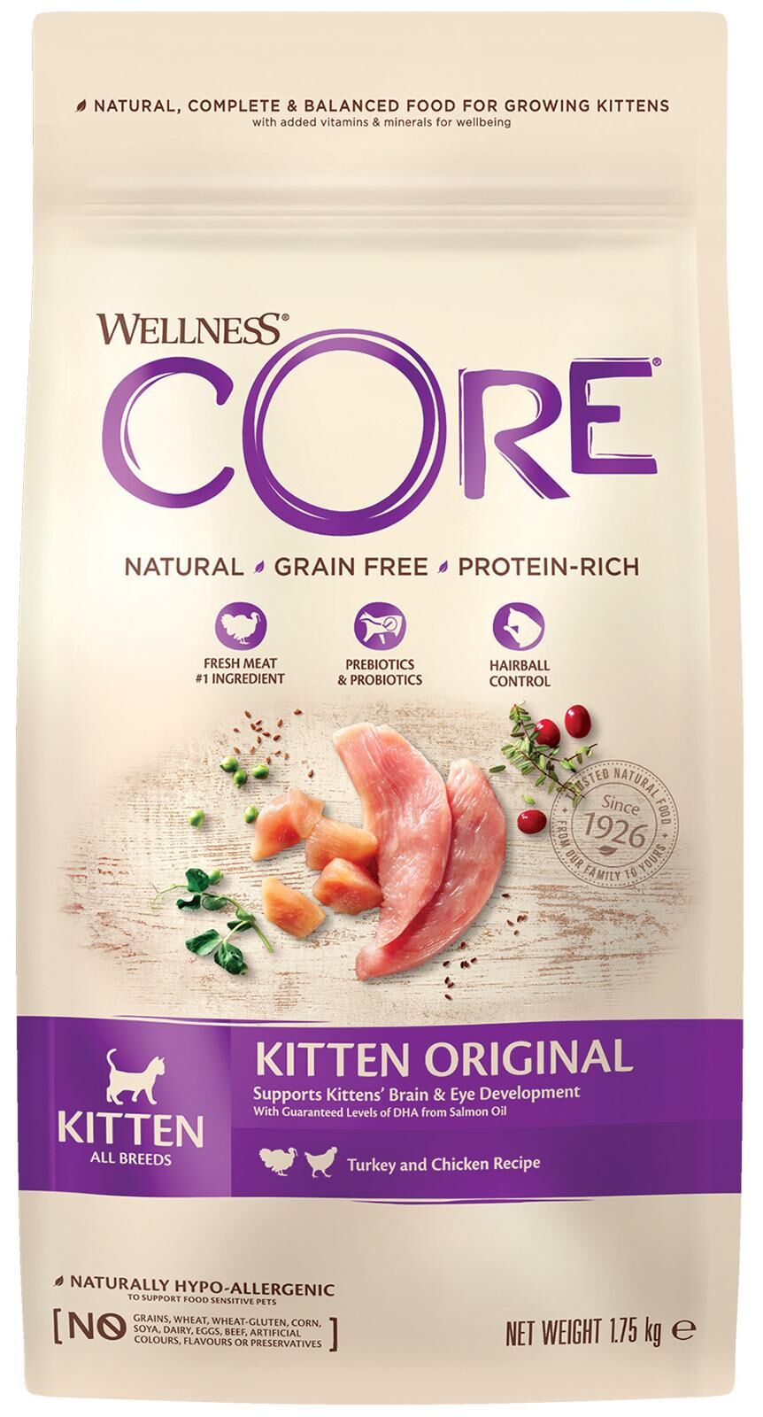 Wellness Core Kitten Turkey with Salmon Recipe