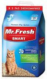 Mr. Fresh древесный для короткошерстных кошек 18 л.