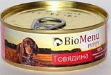 BioMenu puppy консервы для щенков говядина 95% мяса 100 гр.