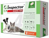 Inspector Quadro Tabs таблетки для кошек от 2 до 8 кг