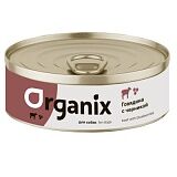 Organix консервы для собак Заливное из говядины с черникой 100 гр.