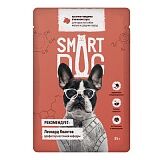 Smart Dog паучи для собак кусочки говядины в нежном соусе 85 гр.
