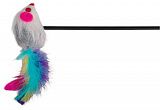 Trixie удочка-дразнилка с мышкой пластик и мех 50 см
