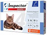 Inspector Quadro капли для кошек от 1 до 4 кг