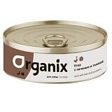 Organix консервы для собак Сочная утка с печенью и тыквой 100 гр.