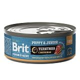 Brit Premium By Nature с телятиной и морковью для щенков 100 гр.