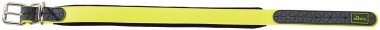 Hunter ошейник Convenience Comfort 50 (37-45 см)/2,5 см биотановый мягкая горловина  желтый неон. Фото пїЅ2