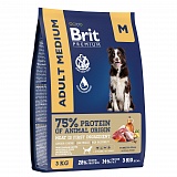 Brit Premium Dog Adult Medium Turkey