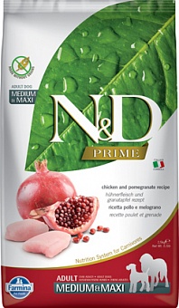 Farmina N&D Prime Chicken & Pomegranate Adult Medium & Maxi