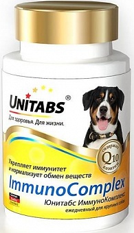 Unitabs ImmunoComplex для крупных собак 100 таб.