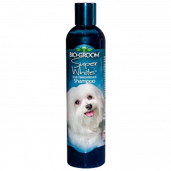 Bio-Groom Super White Shampoo шампунь для собак белого и светлых окрасов 355 мл