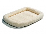 MidWest Pet Bed лежанка флисовая 55х33см белая