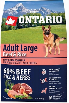 Ontario Adult Large beef & rice