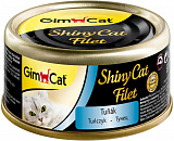 GimCat ShinyCat Filet для кошек тунец 70 гр.