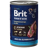 Brit Premium By Nature с ягненком и гречкой 410 гр.