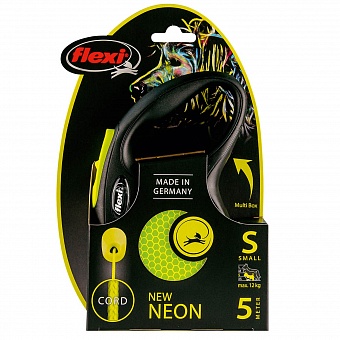 FLEXI New Neon S Cord 12кг, 5м желтый. Фото пїЅ2