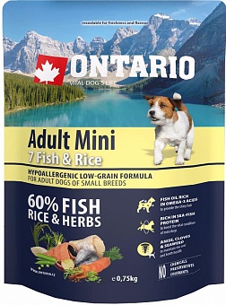 Ontario Adult Mini 7 fish & rice