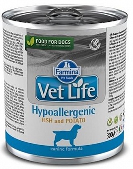 Farmina Vet Life Hypoallergenic Fish & Potato 300 .