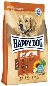 Happy Dog NaturCroq Rind&Reis