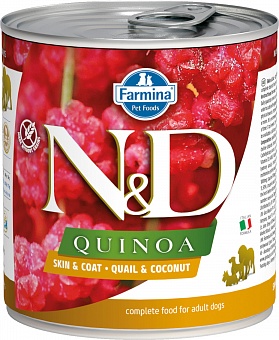 Farmina N&D Dog Quinoa Quail & Coconut 285 .