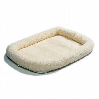 MidWest Pet Bed лежанка флисовая 77х52см белая