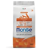 Monge Dog Speciality Line Monoprotein из утки с рисом и картофелем
