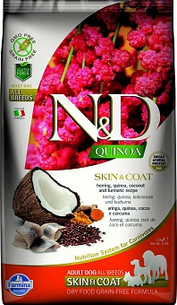 Farmina N&D Dog Quinoa Skin&coat Herring