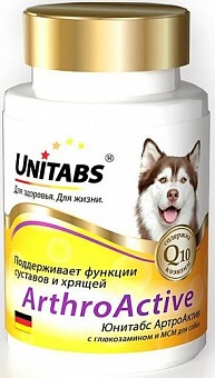 Unitabs ArthroActive с глюкозамином и МСM, 100 таб.