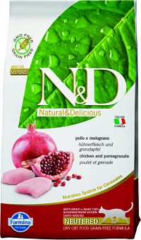 Farmina N&D Cat Chicken & Pomegranate Neutered