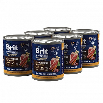 Brit Premium By Nature с говядиной и печенью 850 гр.. Фото пїЅ4