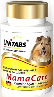 Unitabs MamaCare для кормящих собак 100 таб.